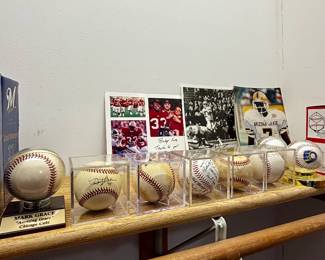 Signed baseballs