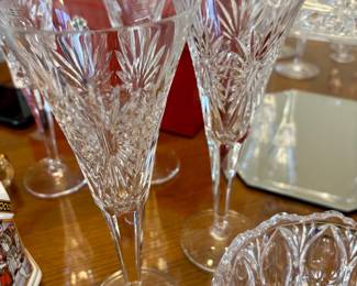 vintage Waterford Crystal Millennium Collection "Health" flute (2)