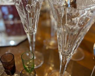Waterford Millennium “Love” flutes (2)