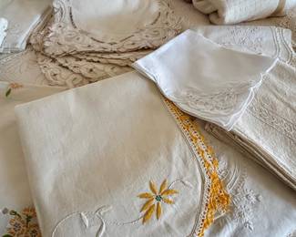 Vintage linens