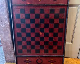 Primitive Reproduction Wood Checkerboard ~ $195