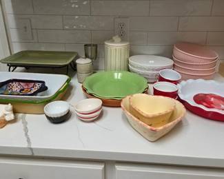 Various Pottery Pieces