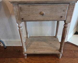 Small distressed side table