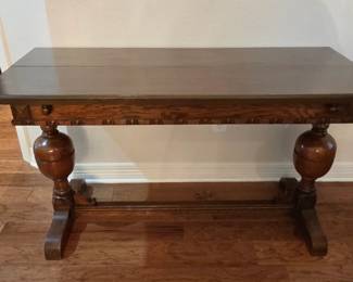 Solid Wood Library Table