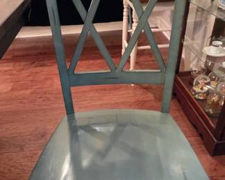 Solid Wood Dining Table with 1 leaf, 4 Dining Chairs, and 1 bench