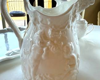Ornate Porcelain Pitcher
