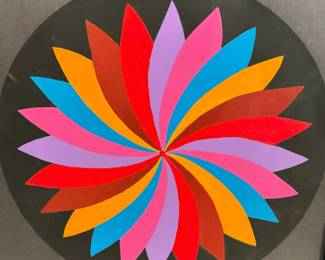 Multicolored Circular Art 