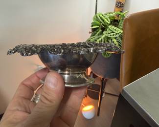 Repoussé Sterling Silver Bowl 