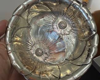 Art Nouveau Bowl Sterling Silver 