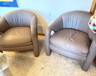 Leather Armchairs 