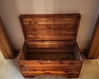 Small vintage cedar chest
