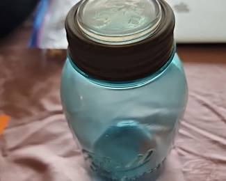 Ball perfect Mason jar with number 1 lid