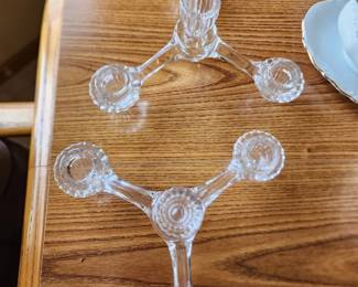 Cambridge Arms Imperial epergnes glass crystal candaloberas