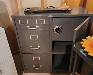 Cole-Steel filing cabinet/safe