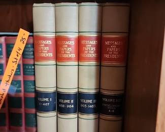 Messages and Papers of The Presidents, 4 volumes