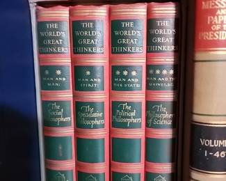 The World's Greatest Thinkers, 4 volumes