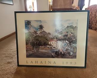 Lahaina 1993 signed by Jim Kingwell
