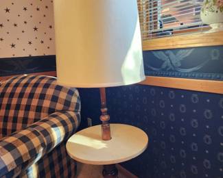 Vintage marbles table lamp