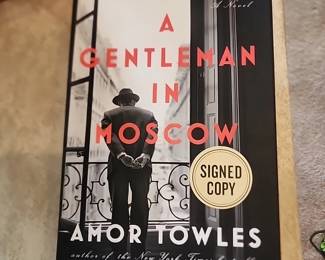 A Gentleman in Moscow, signed copy