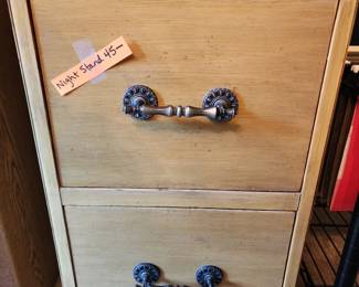 Vintage filing cabinet/Nightstand 