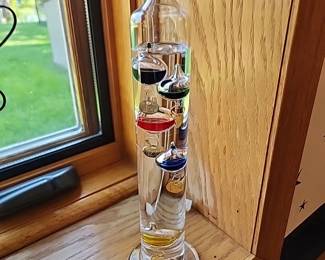 Galileo Glass Thermometer,  made in Germany