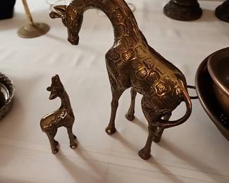 Brass horses