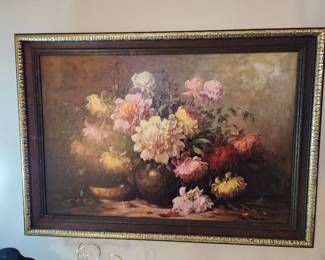 Large Floral Picture 