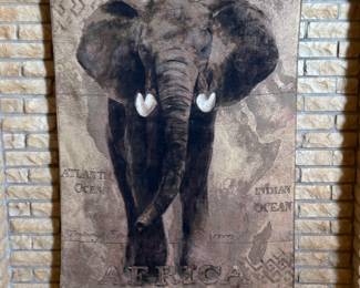 Elephant arts throughout house