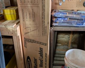 Werner Folding Wood Ladder