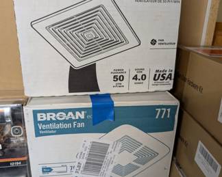 New in Box Ventilation Fans
