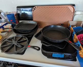 Assorted Cast Iron Pans