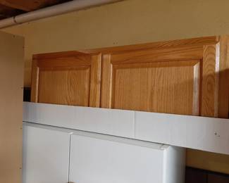 Smaller upper cabinet 