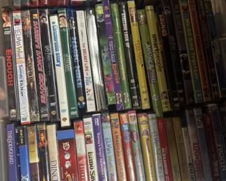 Huge collection of DVDs and VHS (prices range, bundles available)