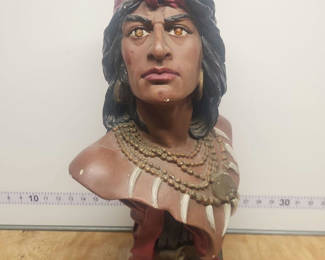 Lot 72: Vintage Hiawatha Bust