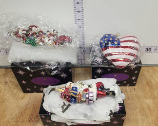 Lot 139: More Radko Christmas Ornaments