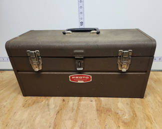 Lot 48: Vintage Proto Professional Toolbox & Contents