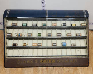 Lot 59: Vintage Clark's Boilfast Spool Cabinet