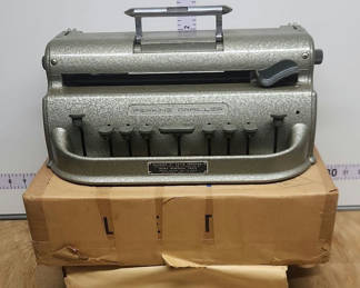 Lot 132: Perkins Brailler & Paper