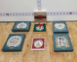 Lot 33: Lenox & Royal Albert Christmas Ornaments