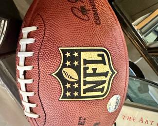 Sign NFL football Pittsburgh Steelers number 43 Troy Polamalu