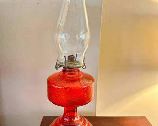 Vintage oil lamp