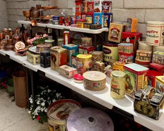 Vintage tins