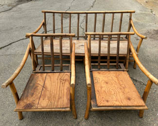 Lot 62: Vintage Bamboo Furniture