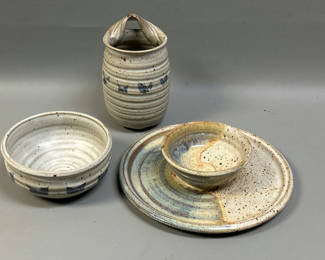 Lot 39: Artisan Signed Pottery