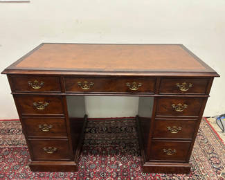 Lot 66: Vintage Leather Top Desk
