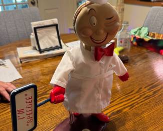 #112 - $70 - McDonald's McMemories 40th Anniversary Speedee 14" Porcelain Doll (Ashton-Drake)