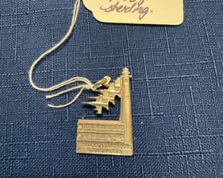 #17 - $60 - Sterling Blue Angels Landmark Ornament or pendant 