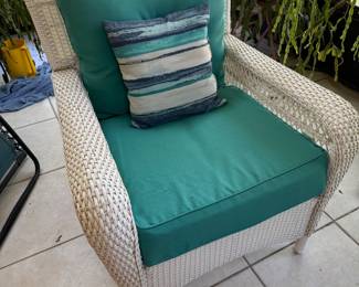 103 - $200 - Martha Stewart Living Settee 58Wx34Dx37H & armchair 