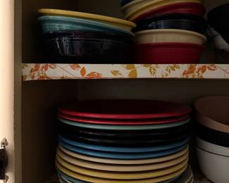 Fiesta dinnerware - priced per piece $10 each.