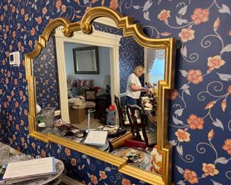 #99 - $70 -  Gold mirror 43x30